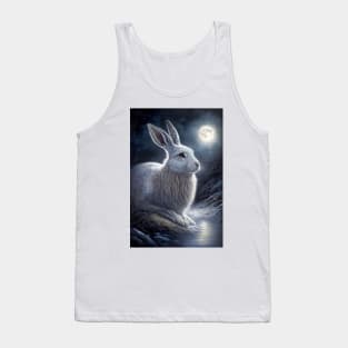 white hare 13 Tank Top